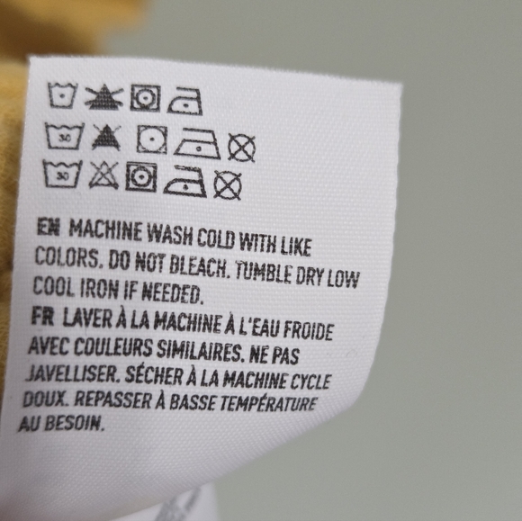 NWT American Eagle XL Mustard Yellow Lace Boho Smocked Crop Top Cottagecore - Picture 5 of 11